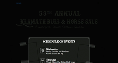 Desktop Screenshot of klamathbullsale.com